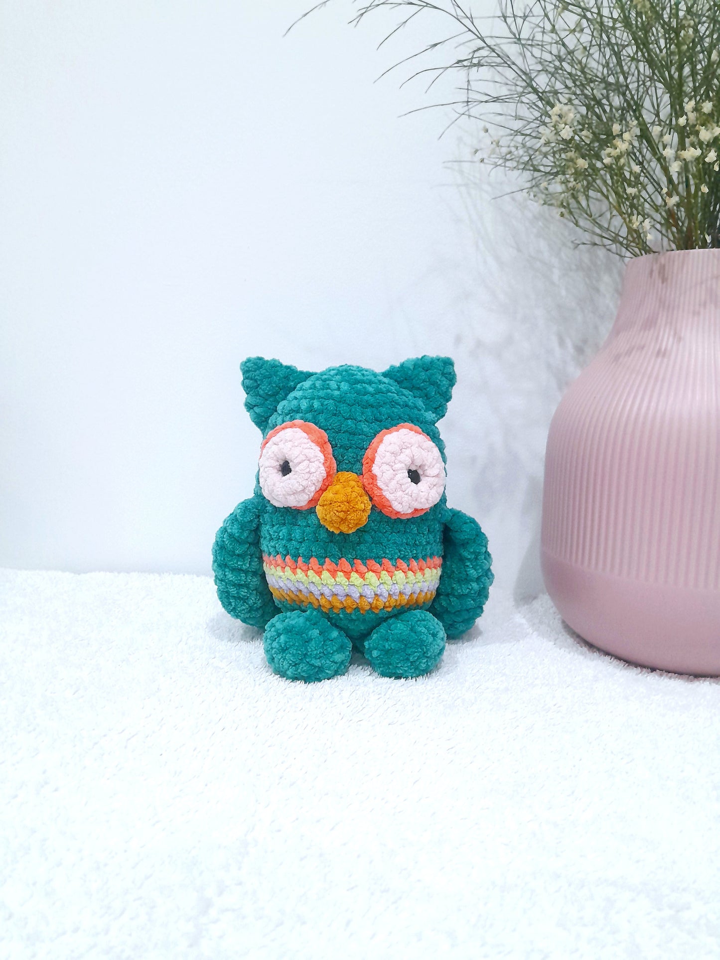 Owl Amigurumi Crochet Pattern - Cute & Easy Pattern - Woodland Animal Toy - Beginner Friendly