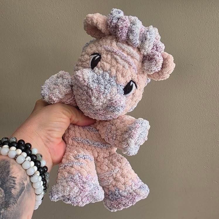 Zama the Zebra (PDF) Crochet Pattern - Easy Amigurumi Zebra Tutorial For All Levels