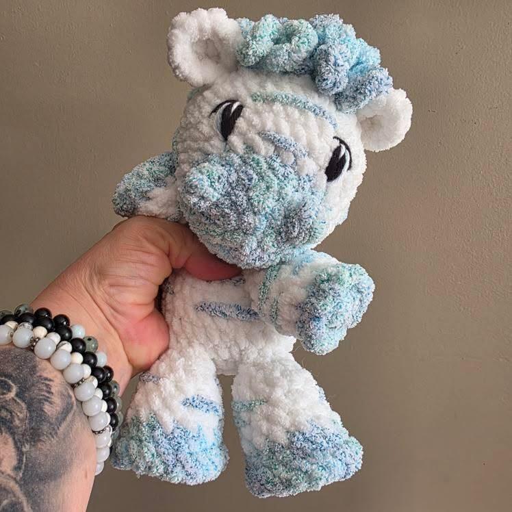 Zama the Zebra (PDF) Crochet Pattern - Easy Amigurumi Zebra Tutorial For All Levels