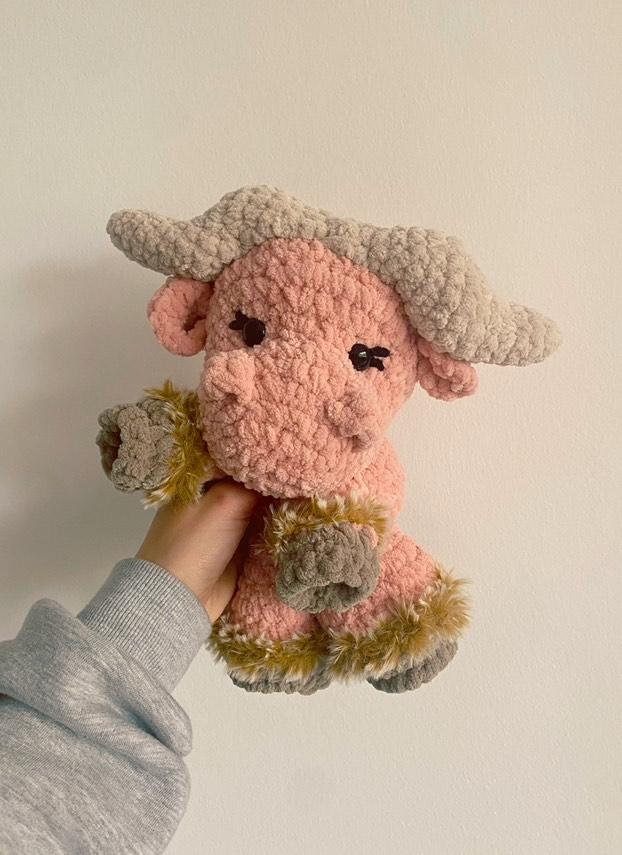Bomi the Buffalo (PDF) Crochet Pattern - Easy Amigurumi Buffalo Tutorial for All Levels