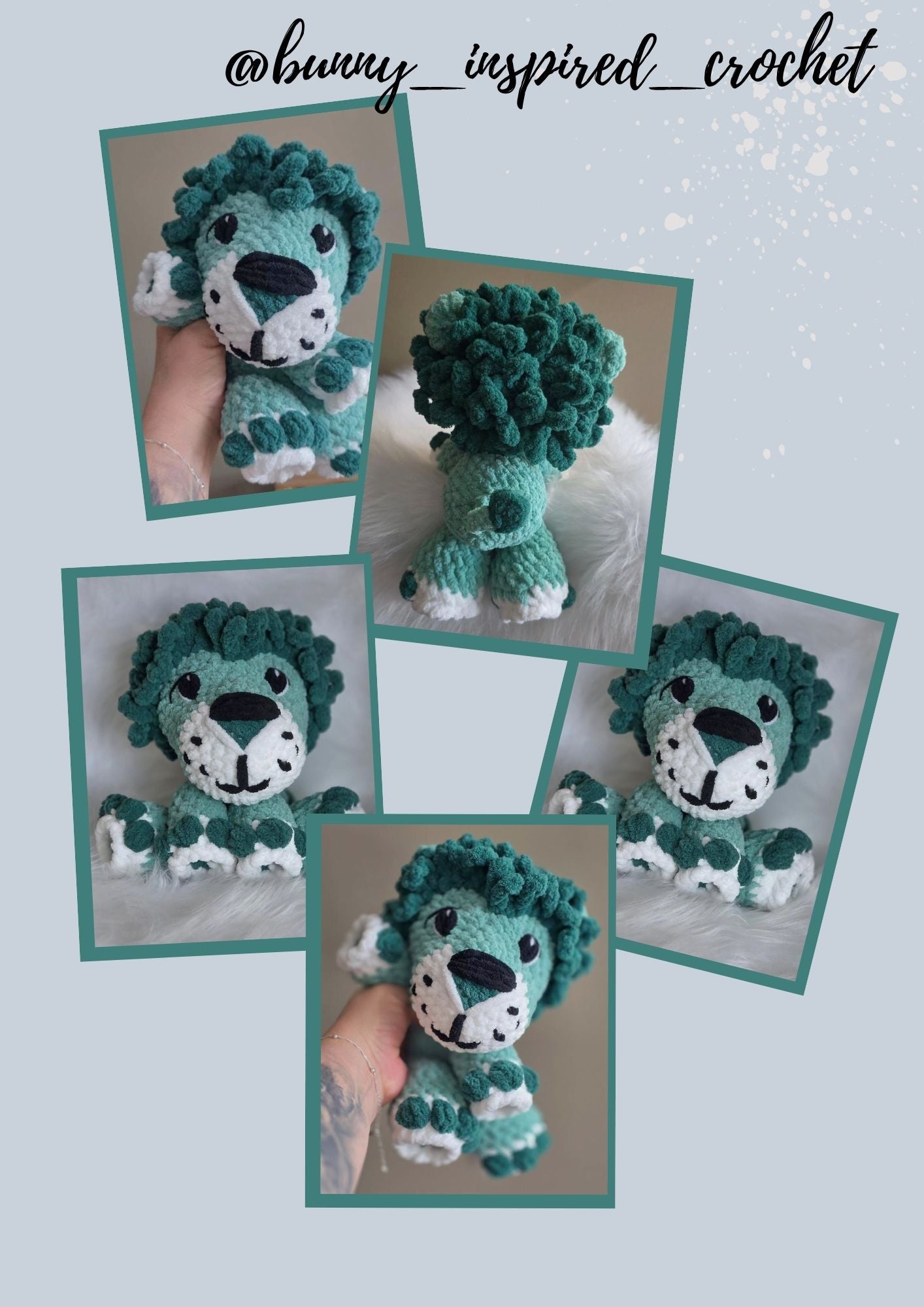 Lunga the Lion(PDF) Crochet Pattern - Easy Amigurumi Lion Tutorial For All Levels