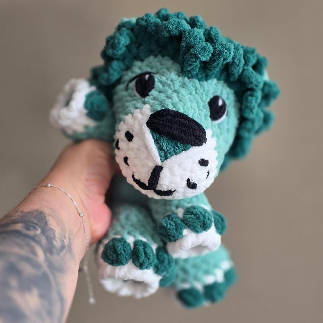 Lunga the Lion(PDF) Crochet Pattern - Easy Amigurumi Lion Tutorial For All Levels
